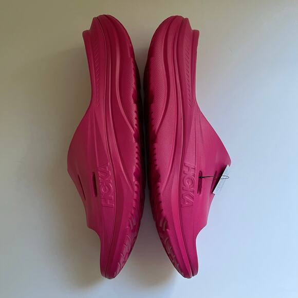 Hoka Ora Recovery Slide 3 Sandals Chunky Comfort Unisex Pink Yarrow W15/M13 NEW